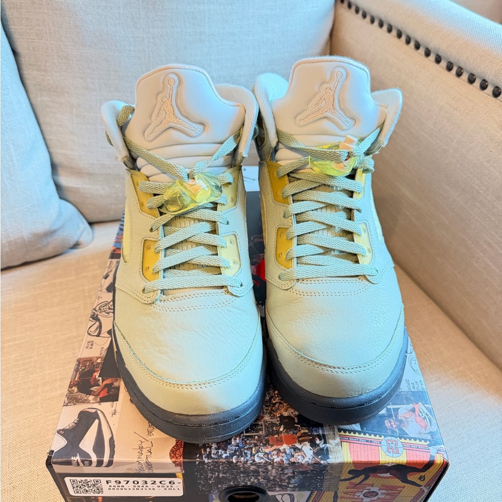 Jordan 5 Retro - Jade Horizon with box - Authentic - Picture 5 of 10
